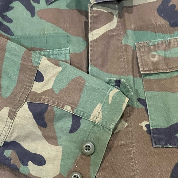 Men’s XS Genuine USMC Marine Corps Vietnam Woodland Camo VTG US Forces Loadout - Picture 7 of 8